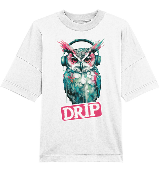 Drip Owl - Organic Oversize Shirt