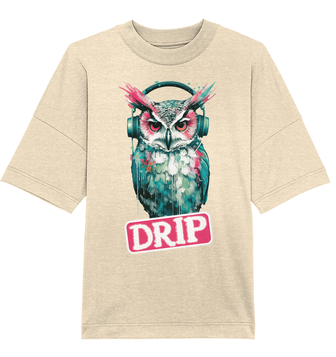 Drip Owl - Organic Oversize Shirt